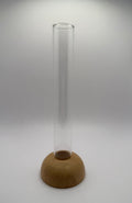 Jarrón minimalista de madera